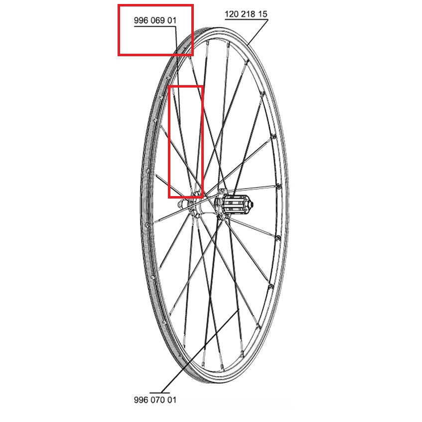 SADA 10 KOL MAVIC AV/AR CROSSRIDE UB 08 ČERNÁ