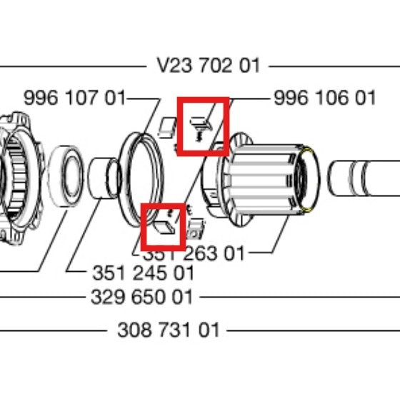 MAVIC PAWLS KIT TIL ITS-4 (ELLER TS-2)