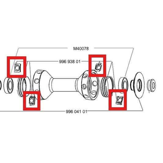 2 SØLVFARVEDE MAVIC TRACOMP-RINGE + CLIPS