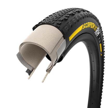 Pneu PIRELLI SCORPION RACE XC RH ProWall 29x2.40 Tubeless Ready Souple Noir/Jaune Team Edition