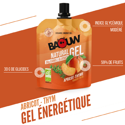 Gel Énergétique BAOUW BIO Abricot-Thym (85g)