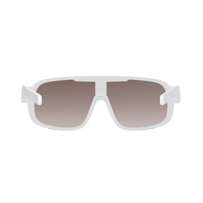 Lunettes POC ASPIRE MID Blanc Verre Clarity Trail Partly Sunny Silver