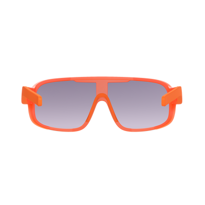 Lunettes POC ASPIRE WF Orange Fluo Translucide Verre Clarity Road Partly Sunny Gold