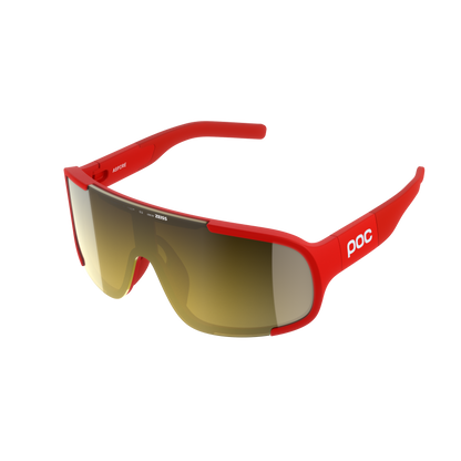 Lunettes POC ASPIRE WF Rouge Verre Clarity Road Partly Sunny Gold