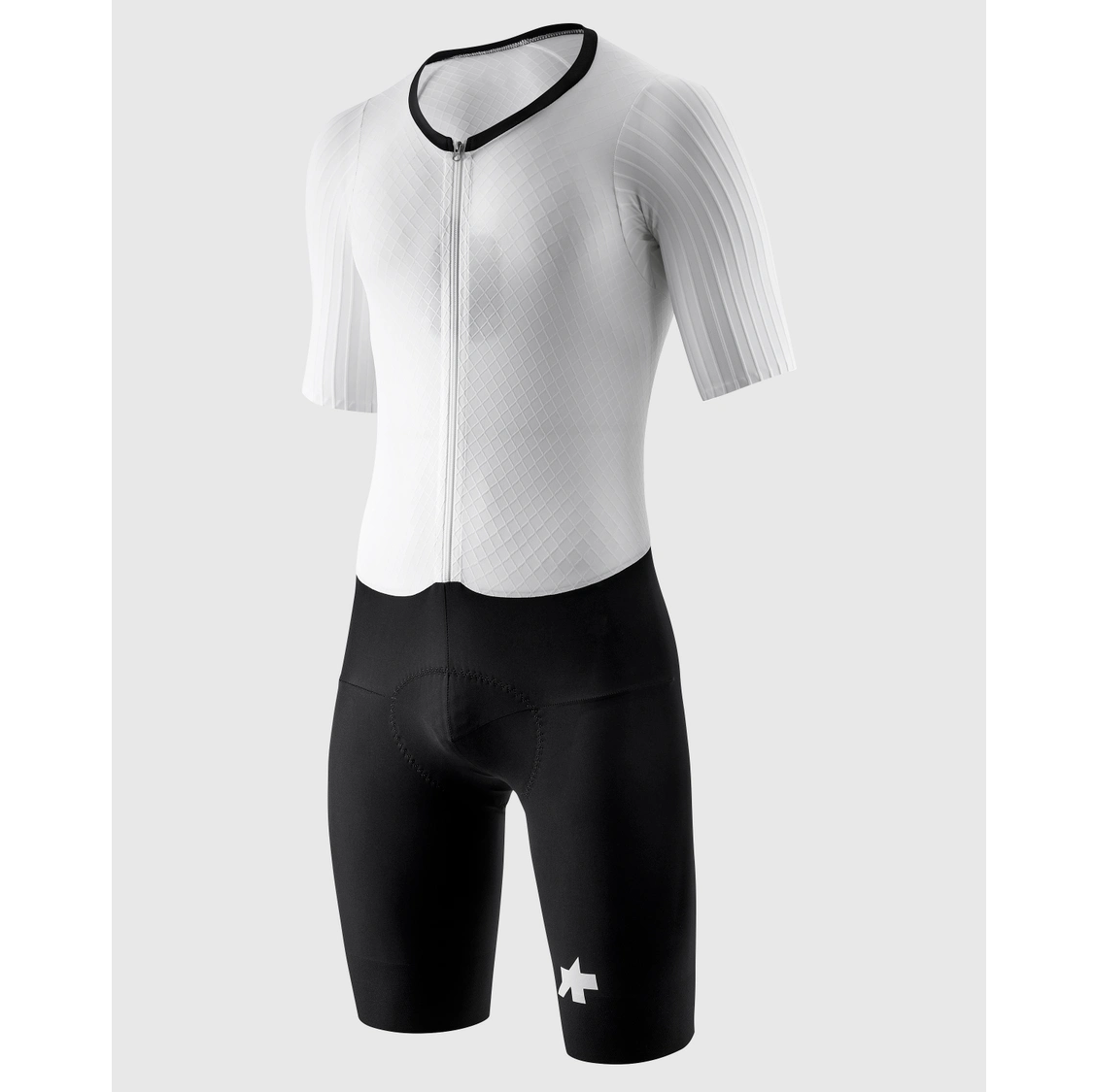 ASSOS EQUIPE RS RAPIDFIRE S11 våddragt hvid/sort