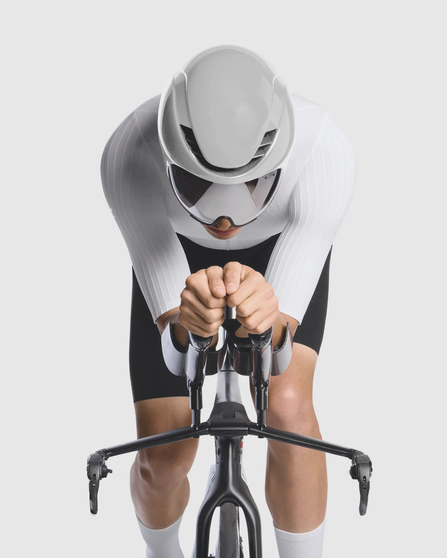 ASSOS EQUIPE RS RAPIDFIRE S11 våddragt hvid/sort
