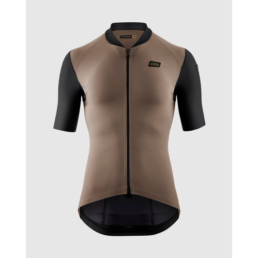 ASSOS EQUIPE RS S11 Koszulka z krótkim rękawem czarno-beżowa