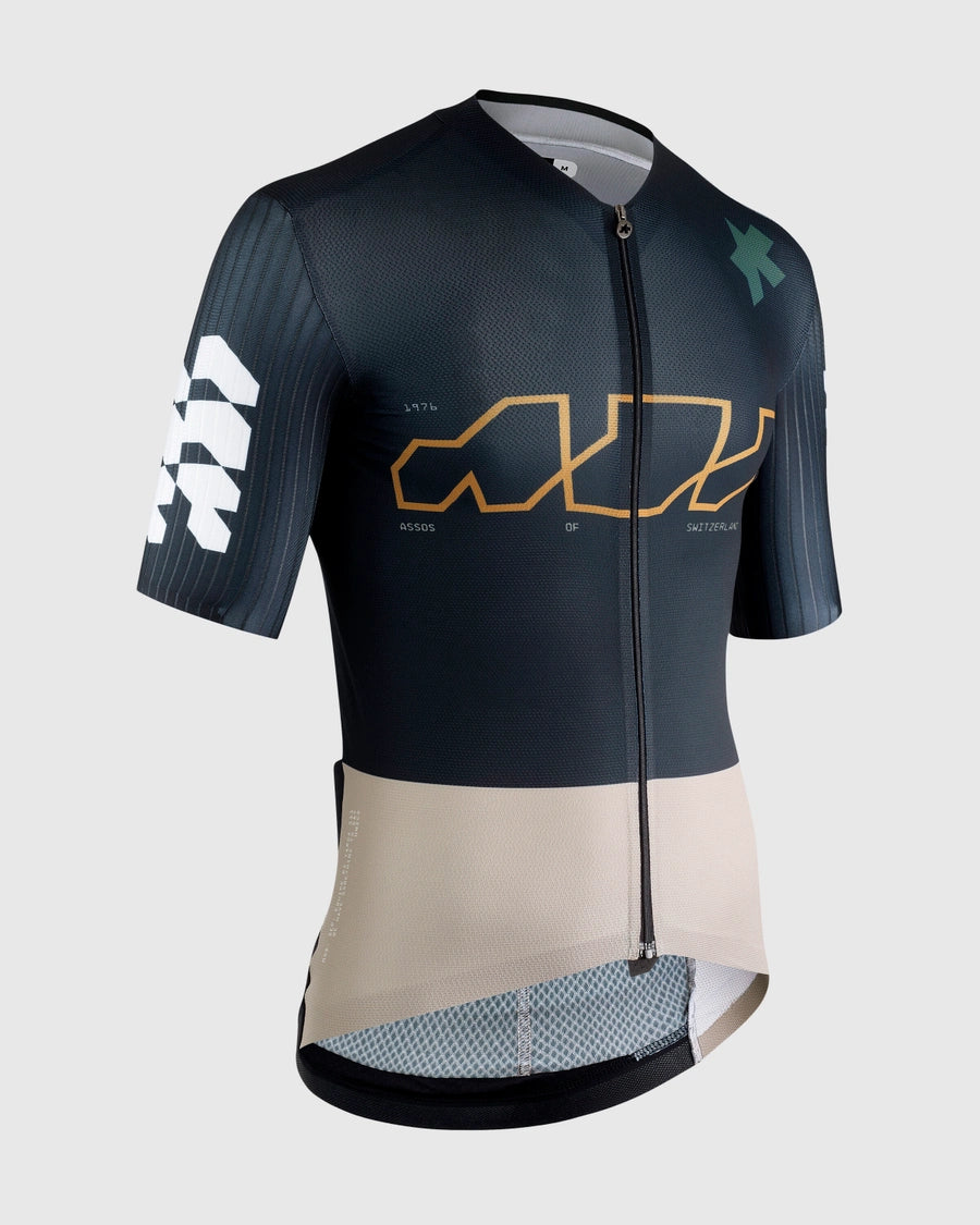 ASSOS EQUIPE RS S11 Something to say Dres s krátkým rukávem modrý