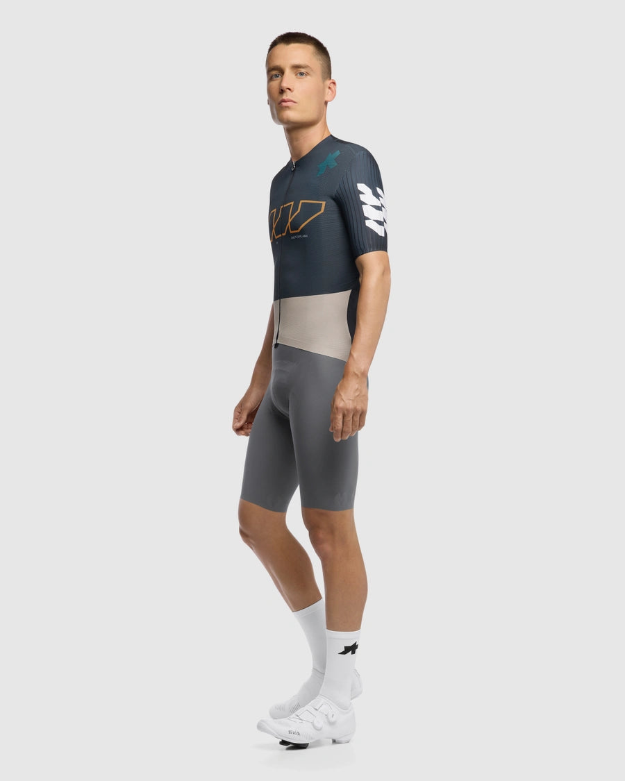 ASSOS EQUIPE RS S11 Something to say Dres s krátkým rukávem modrý
