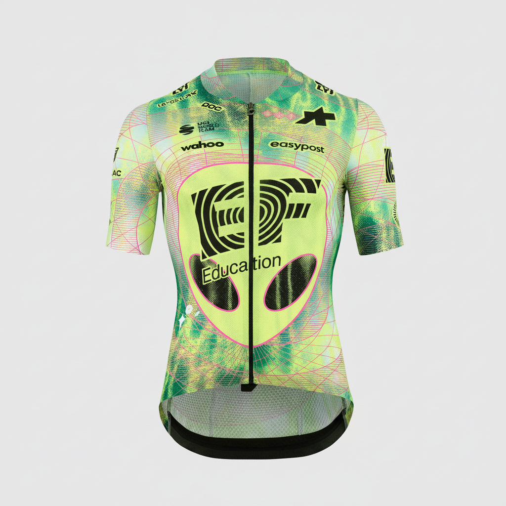 ASSOS MILLE GT EDUCATION FIRST GIRO Dres s krátkým rukávem Black/Yellow