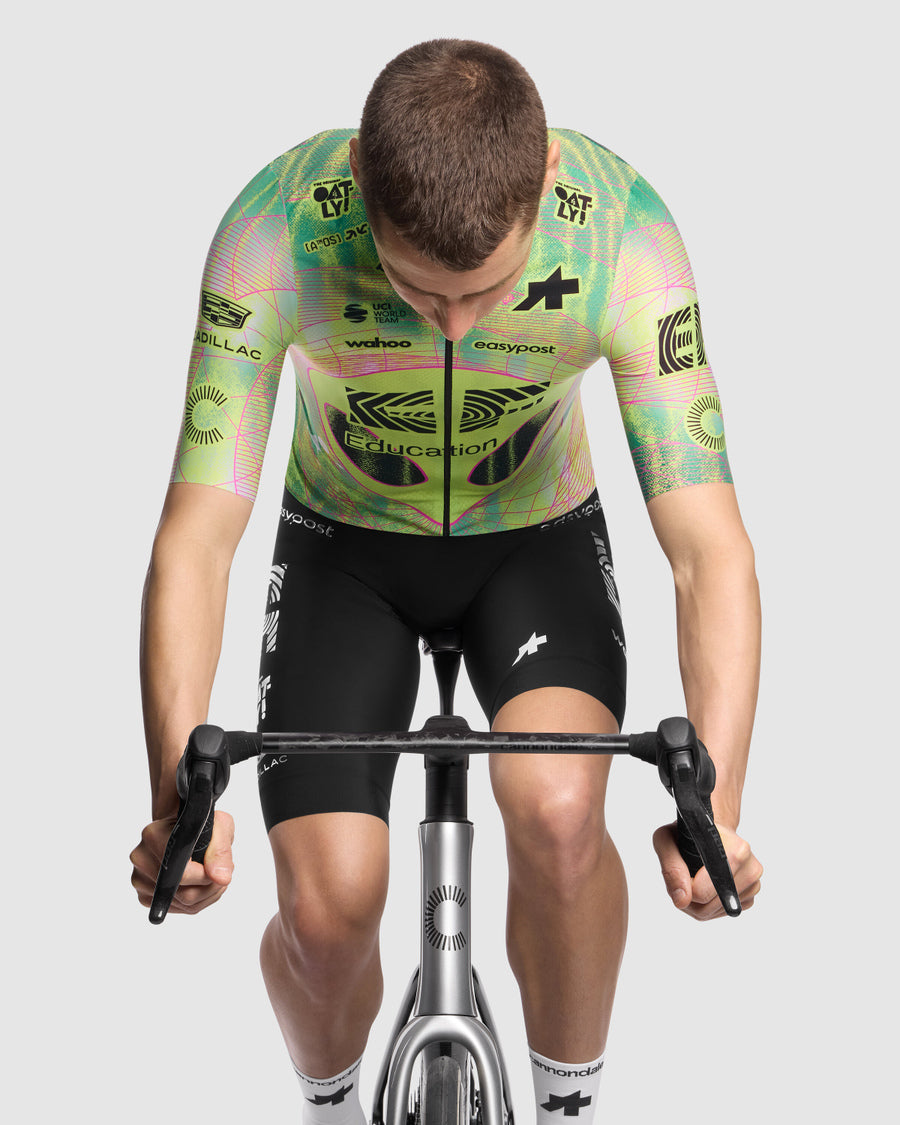 ASSOS MILLE GT EDUCATION FIRST GIRO Dres s krátkým rukávem Black/Yellow