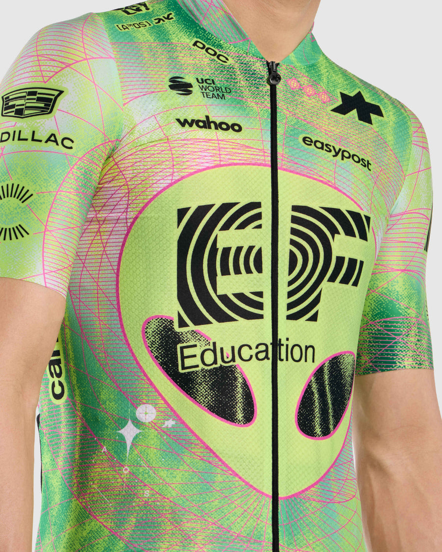 ASSOS MILLE GT EDUCATION FIRST GIRO Dres s krátkým rukávem Black/Yellow