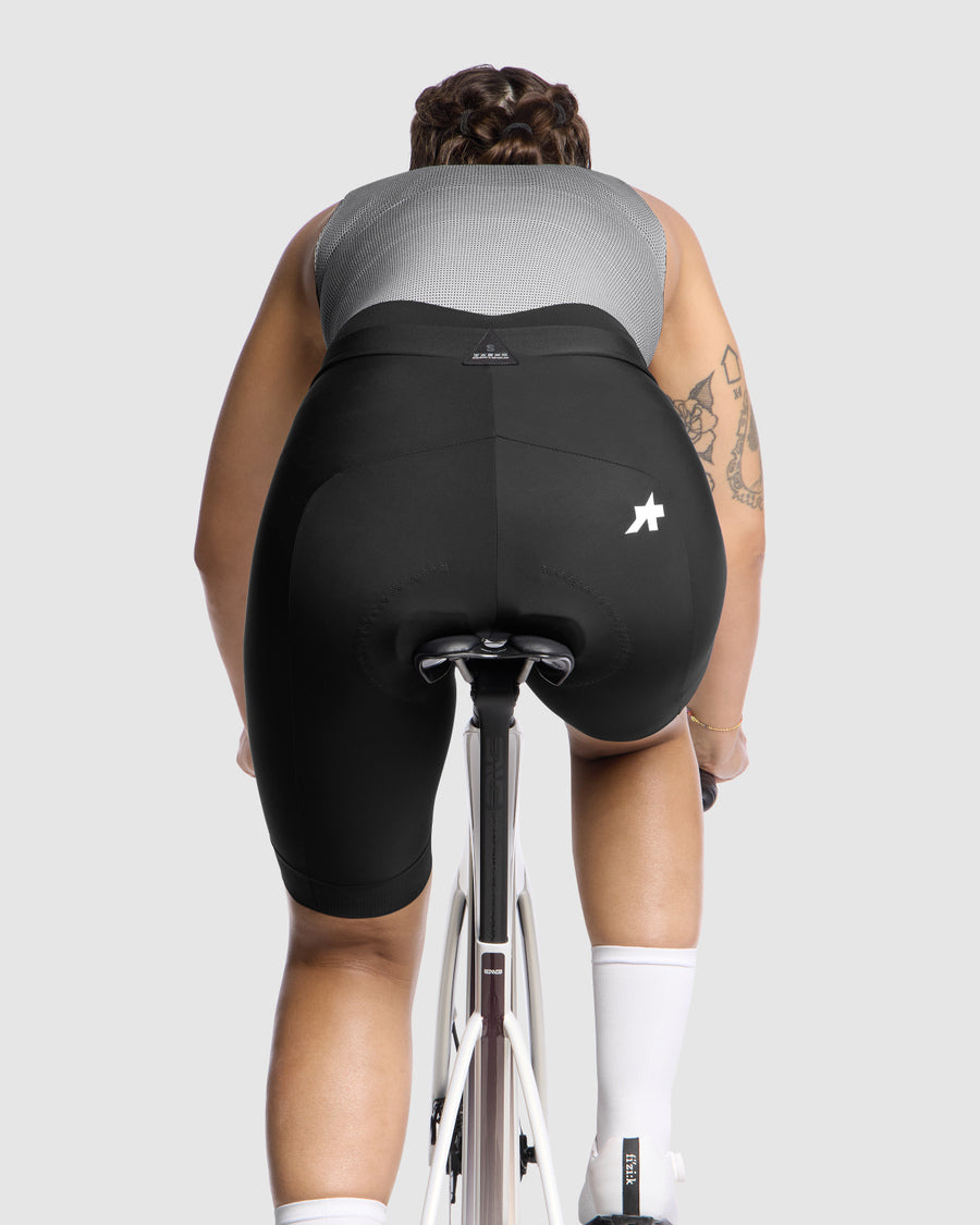 ASSOS UMA GT HALF S11 Lange lårstøvler til kvinder Sort