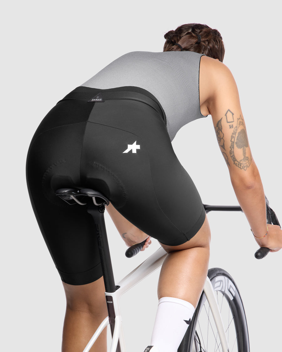 ASSOS UMA GT HALF S11 Lange lårstøvler til kvinder Sort