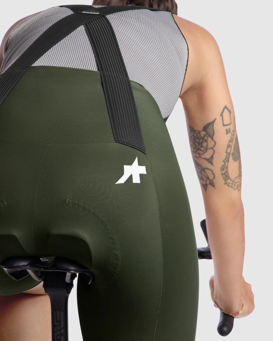 Dámské šortky ASSOS UMA GT S11 Moss Green Bibshort