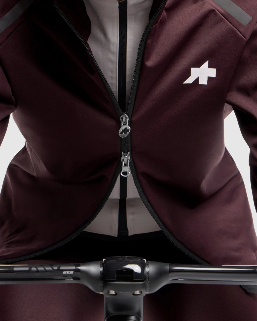 Veste ASSOS MILLE GT SHELL S11 EVO Femme Marron/Bordeaux
