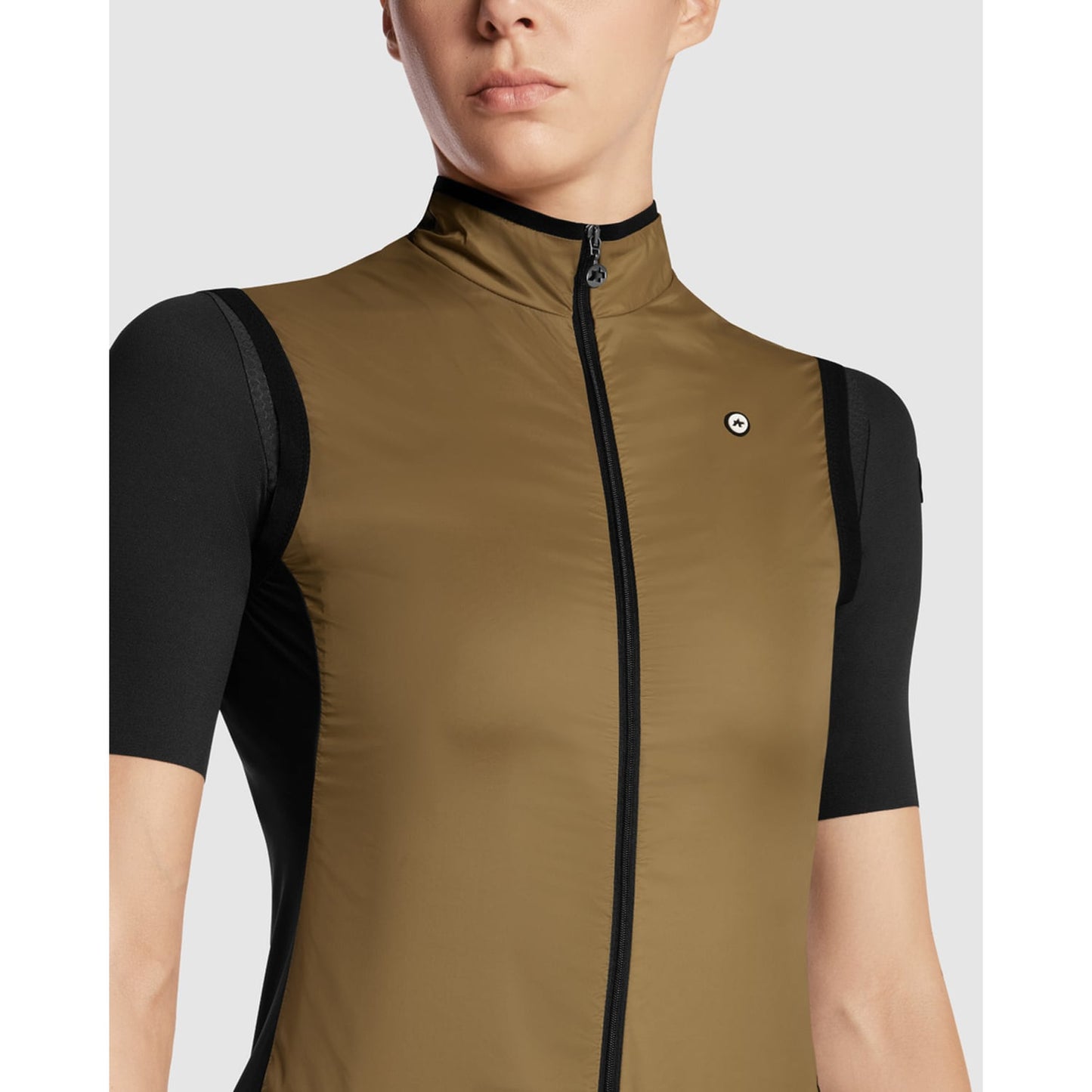 ASSOS UMA GT WIND C2 damska brązowa kurtka bez rękawów