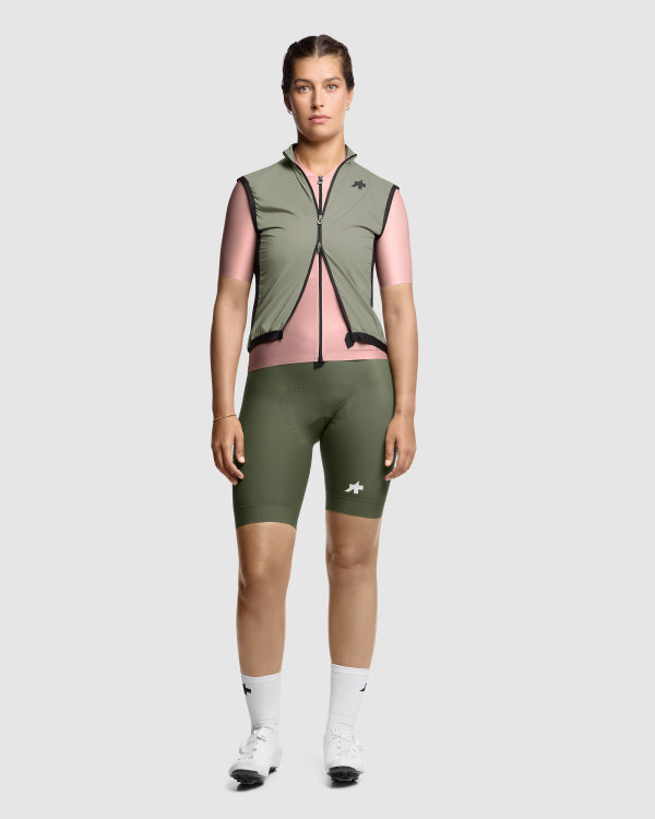 ASSOS UMA GT WIND S11 Ärmlös jacka, dam Grön