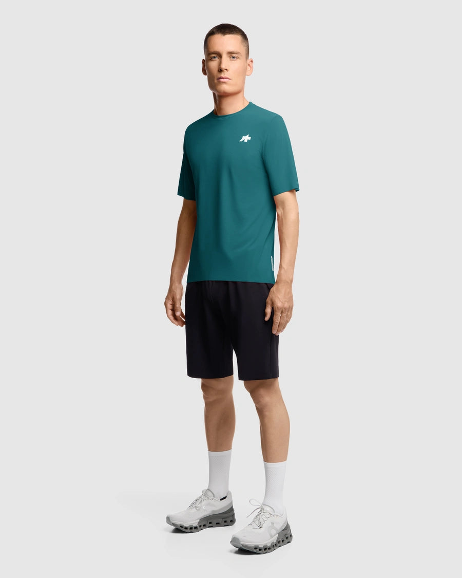 ASSOS TACTICA POST RIDE T5 Koszulka z krótkim rękawem Deep Petrol