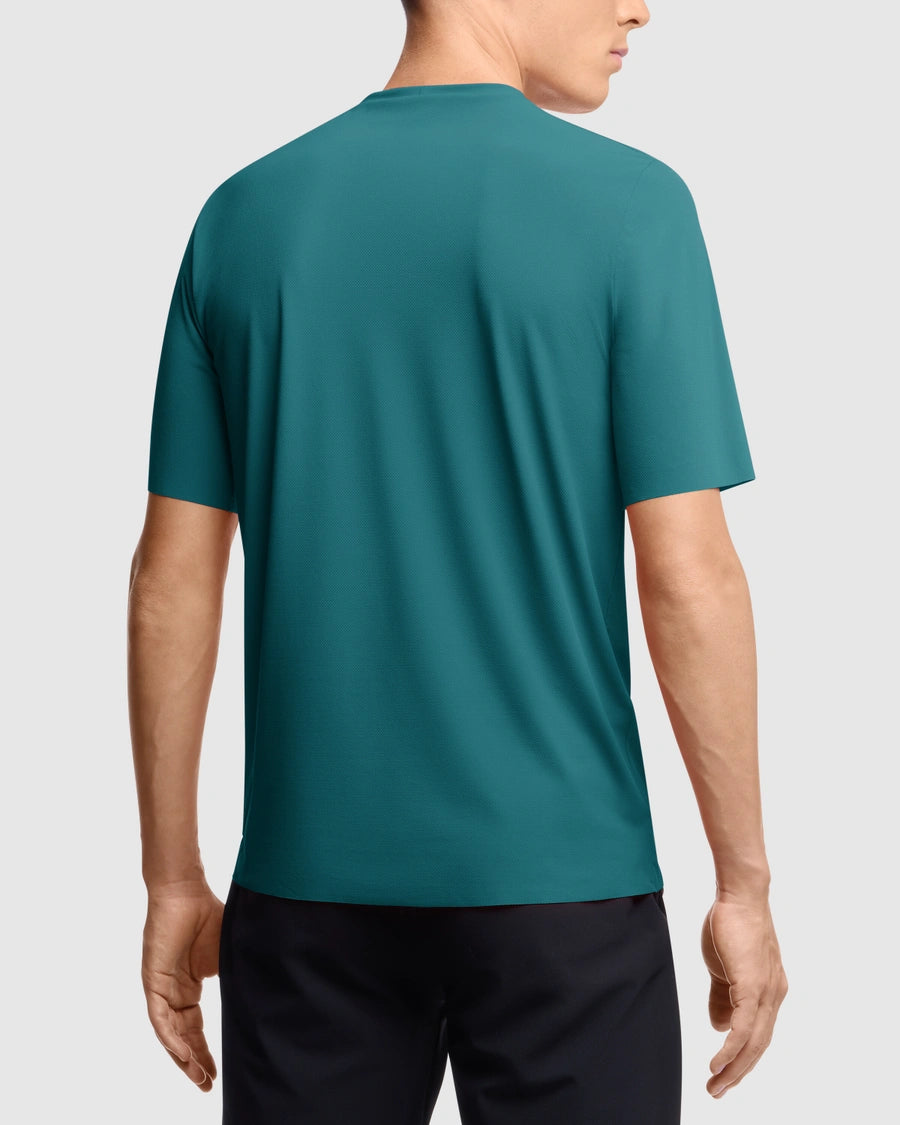 ASSOS TACTICA POST RIDE T5 Koszulka z krótkim rękawem Deep Petrol