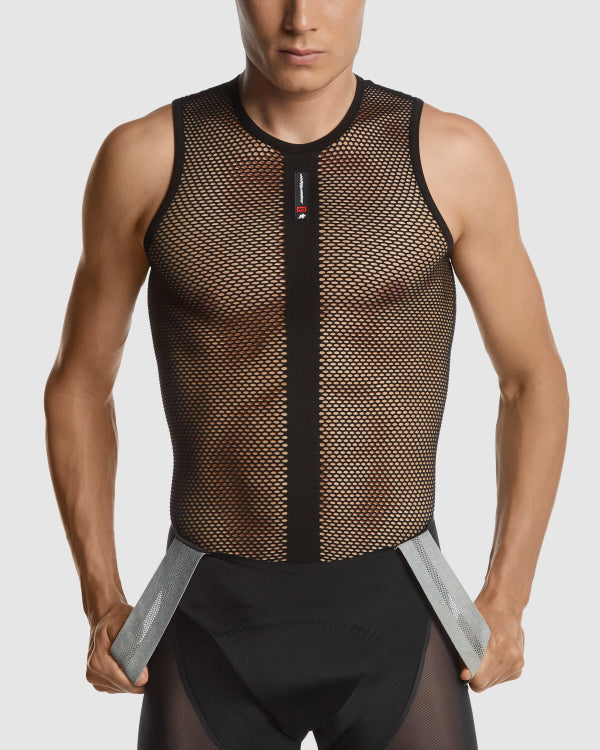 ASSOS funktionellt underplagg  SKIN LAYER SUPERLEGER Ärmlös Svart