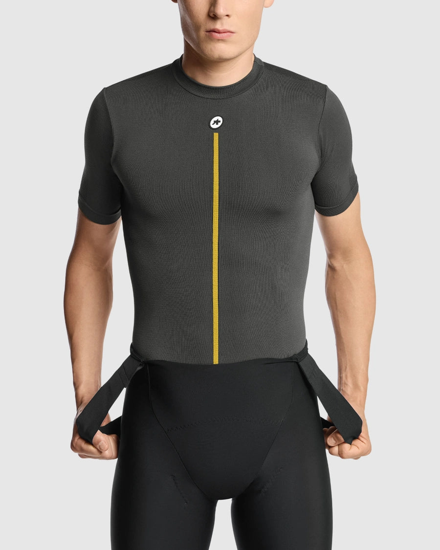 ASSOS SPRING FALL P1 Underkläder med kort ärm Grå