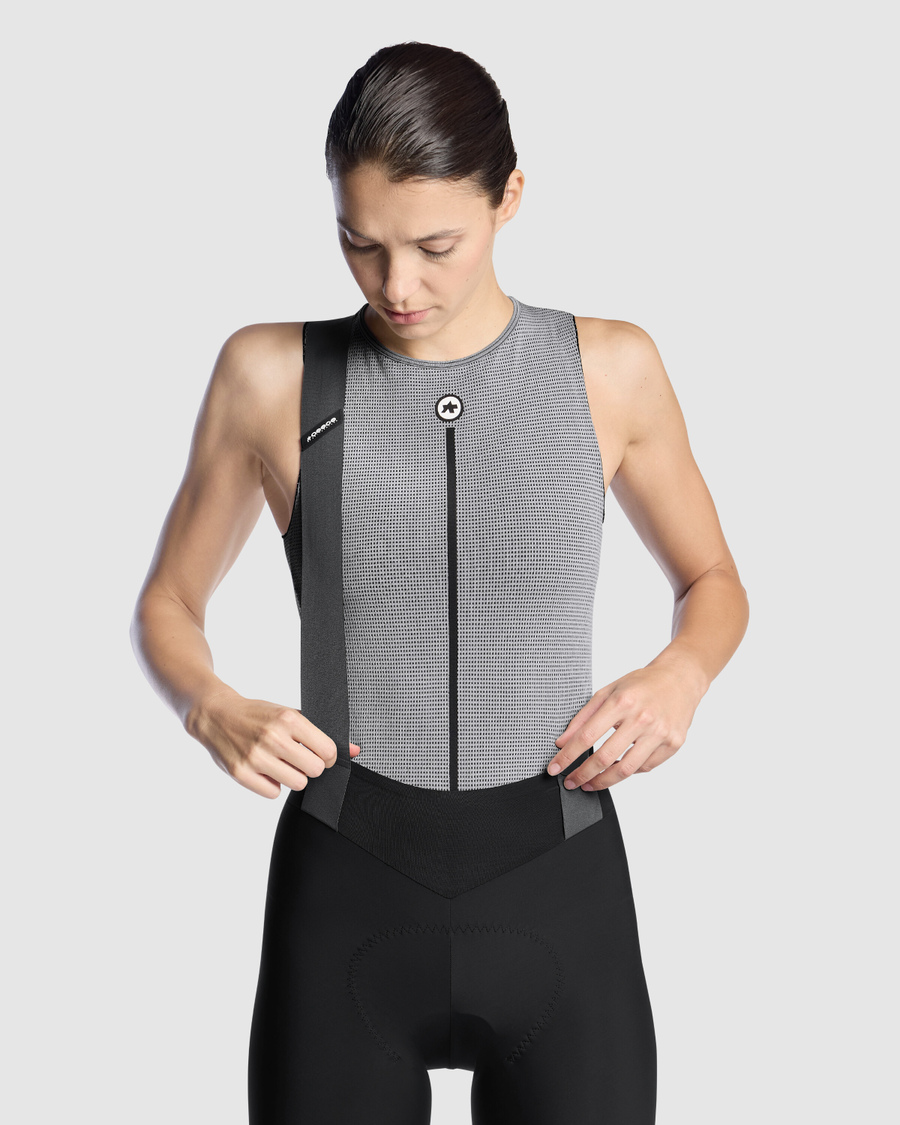 Sous-Vêtement ASSOS NS SKIN LAYER P1 Sans Manches Femme Gris