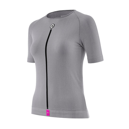 ASSOS NS SKIN LAYER P1 Undertøj med korte ærmer til kvinder Grå