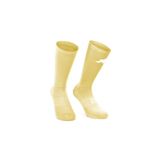 ASSOS RACING S11-strumpor i färgen Mystic Yellow