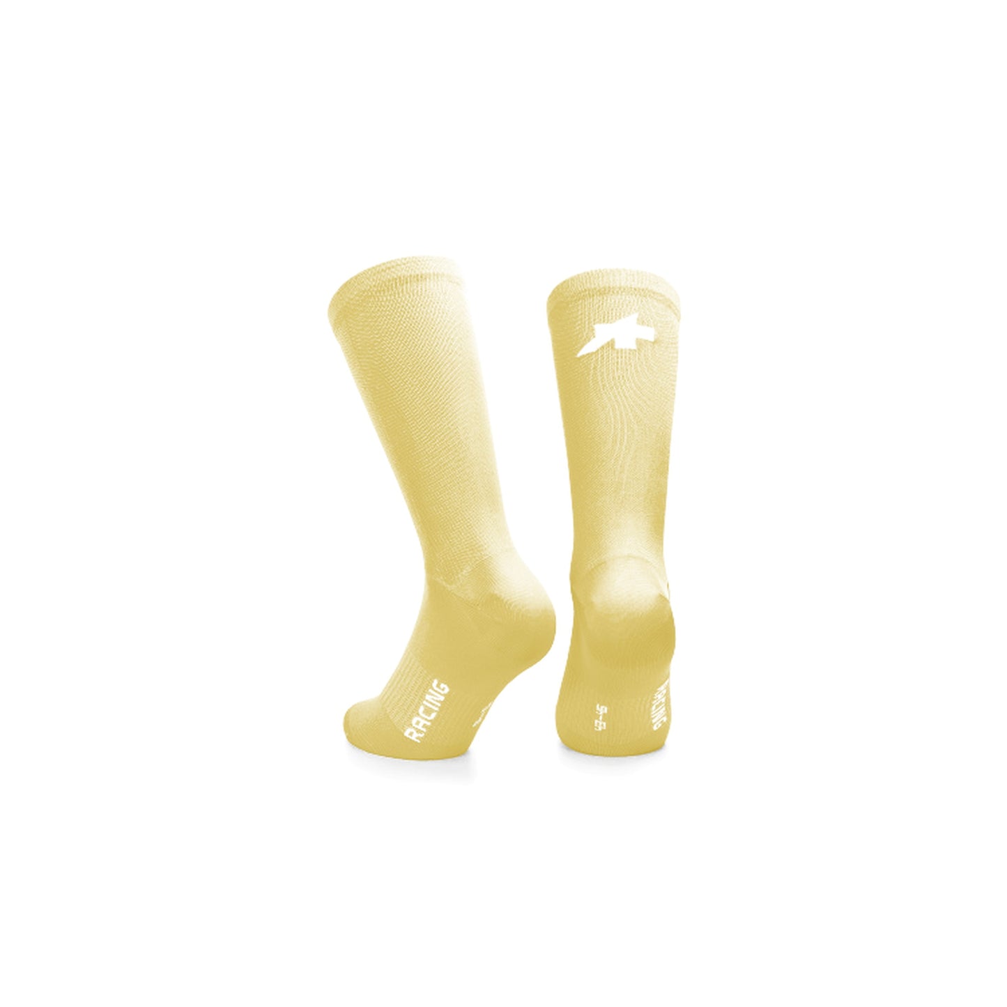 ASSOS RACING S11-sokker i farven Mystic Yellow