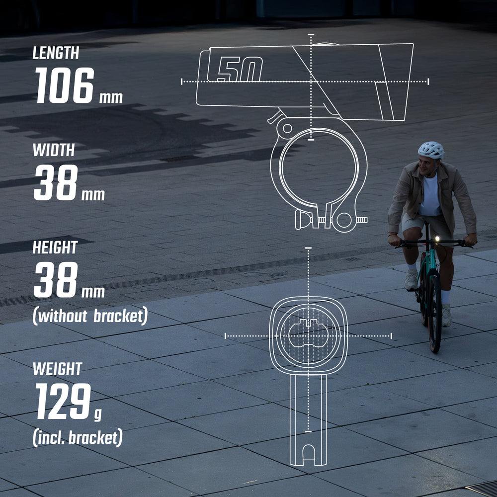 Přední osvětlení SIGMA AURA 50
