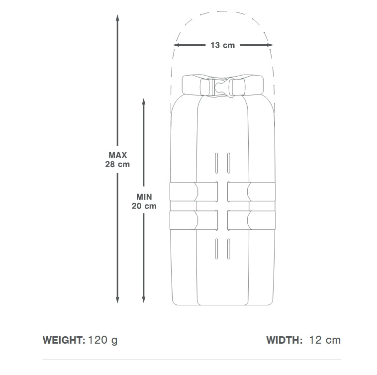 APIDURA EXPEDITION CARGO CAGE PACK 3 L Vidlicová taška černá