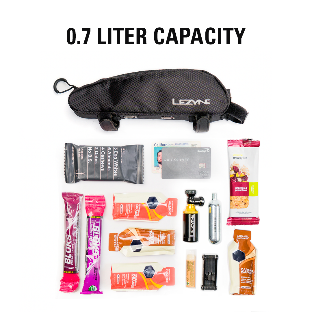 Sacoche de Cadre LEZYNE AERO ENERGY CADDY Top Tube Noir