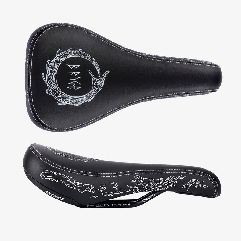 Selle SDG Apollo B-RAGE Vestavik, vue de dessus et de dessous