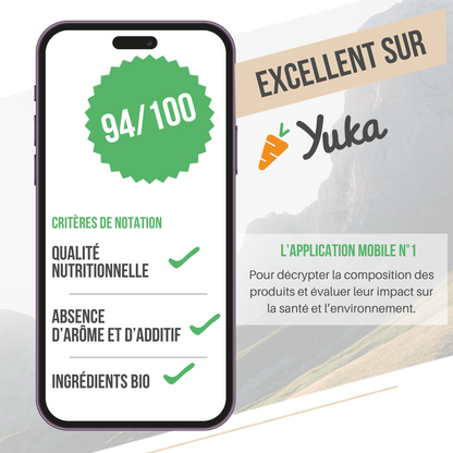 Purée Energétique BAOUW Bio Recette aux Fruits Banane/Kiwi/Vanille (90g)