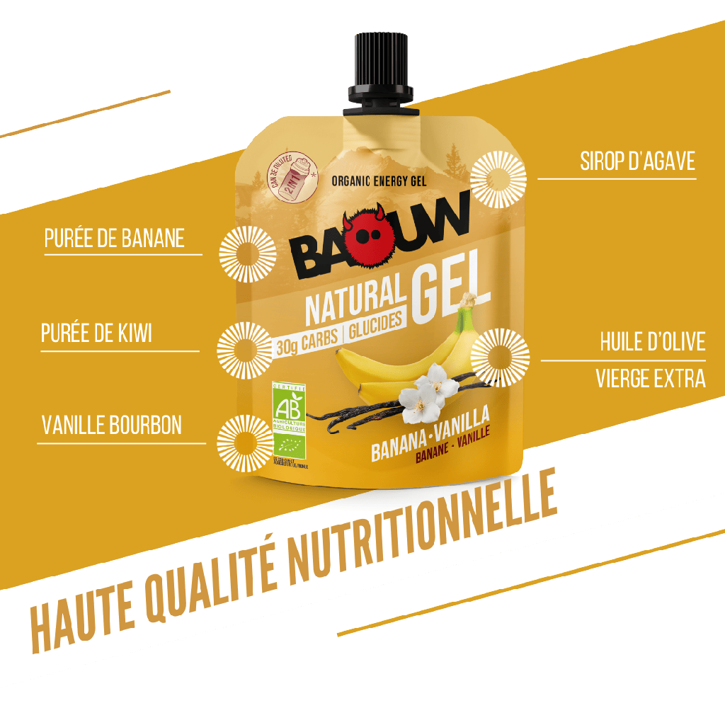 BAOUW ORGANIC Banana-Vanilla Energy Gel (85 g)