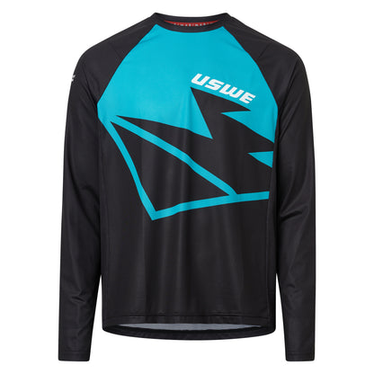 Maillot USWE BERG MTB Manches Longues Noir/Bleu