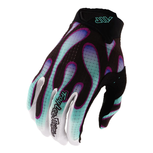 Gants TROY LEE DESIGNS AIR OVERSPRAY Noir/Real Teal