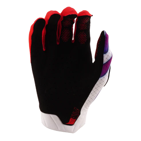 Gants TROY LEE DESIGNS AIR OVERSPRAY Blanc/Violet