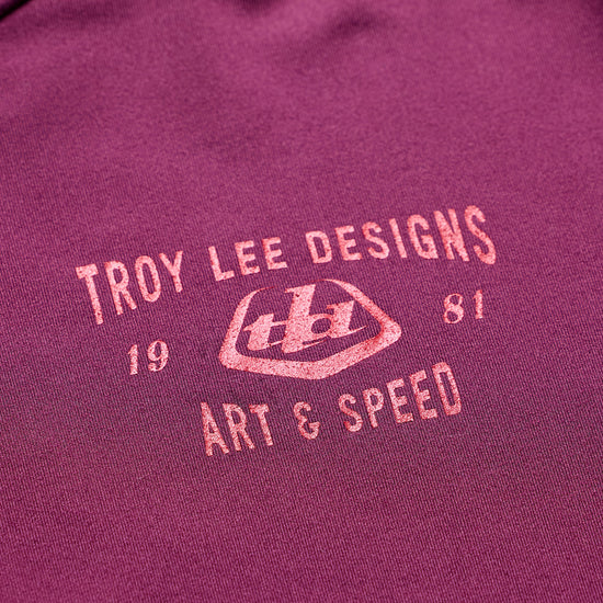 Koszulka z długim rękawem TROY LEE DESIGNS RUCKUS RIDE LOCKDOWN Sangria