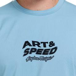 TROY LEE DESIGNS RUCKUS RIDE WAVES Jersey Långärmad Blå