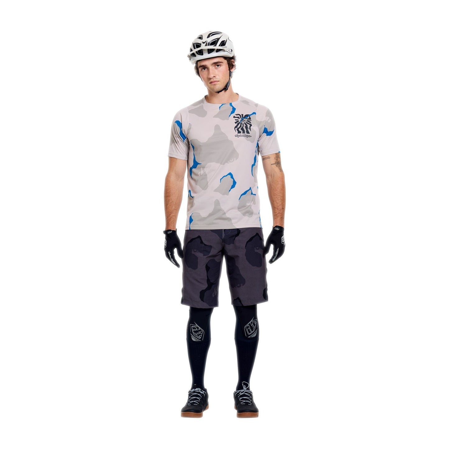 TROY LEE DESIGNS SKYLINE PRO FLOW CAMO Kortærmet Jersey Pimpsten