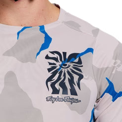 TROY LEE DESIGNS SKYLINE PRO FLOW CAMO Kortärmad Jersey Pimpsten