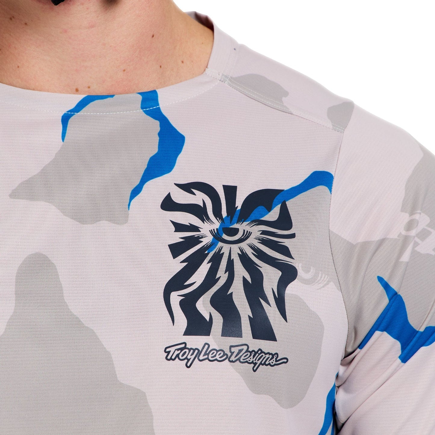 TROY LEE DESIGNS SKYLINE PRO FLOW CAMO Kortærmet Jersey Pimpsten