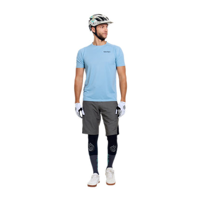 Maillot TROY LEE DESIGNS SKYLINE PRO MONO Manches Courtes Bleu