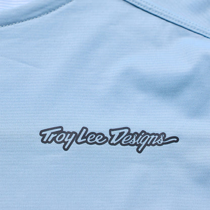 Maillot TROY LEE DESIGNS SKYLINE PRO MONO Manches Courtes Bleu