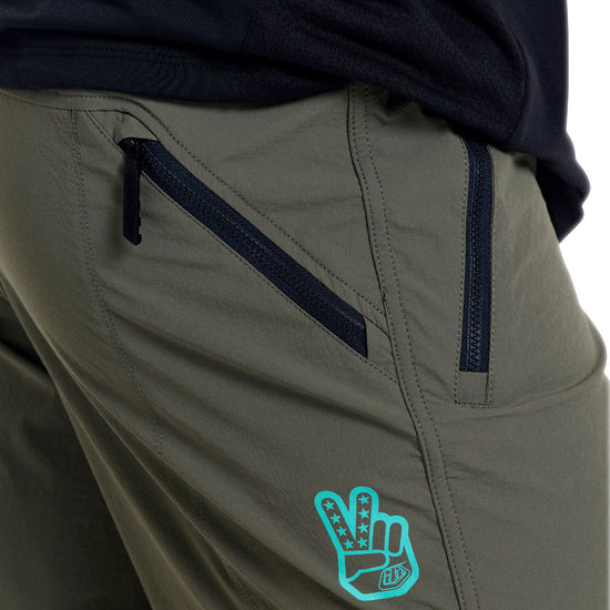 TROY LEE DESIGNS SKYLINE TRAIL W/LINER MONO Šortky Khaki barva