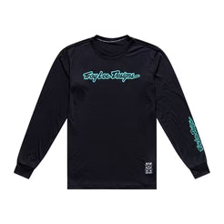 TROY LEE DESIGNSSKYLINE RIDE SIGNATURE Jersey Långärmad Svart/Grön