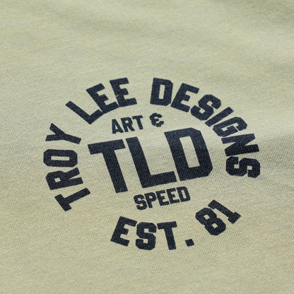Maillot TROY LEE DESIGNS SKYLINE RIDE STAMPS Manches Courtes Sage