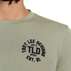 Koszulka z krótkim rękawem TROY LEE DESIGNSSKYLINE RIDE STAMPS Sage
